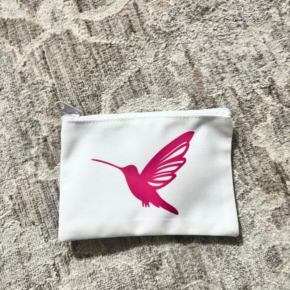 Pretty in Pink – Bird Zipper Pouch - Picture 1 of 2